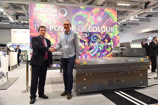 Grafoprojekt invests in Europe’s first Ricoh Pro T7210.