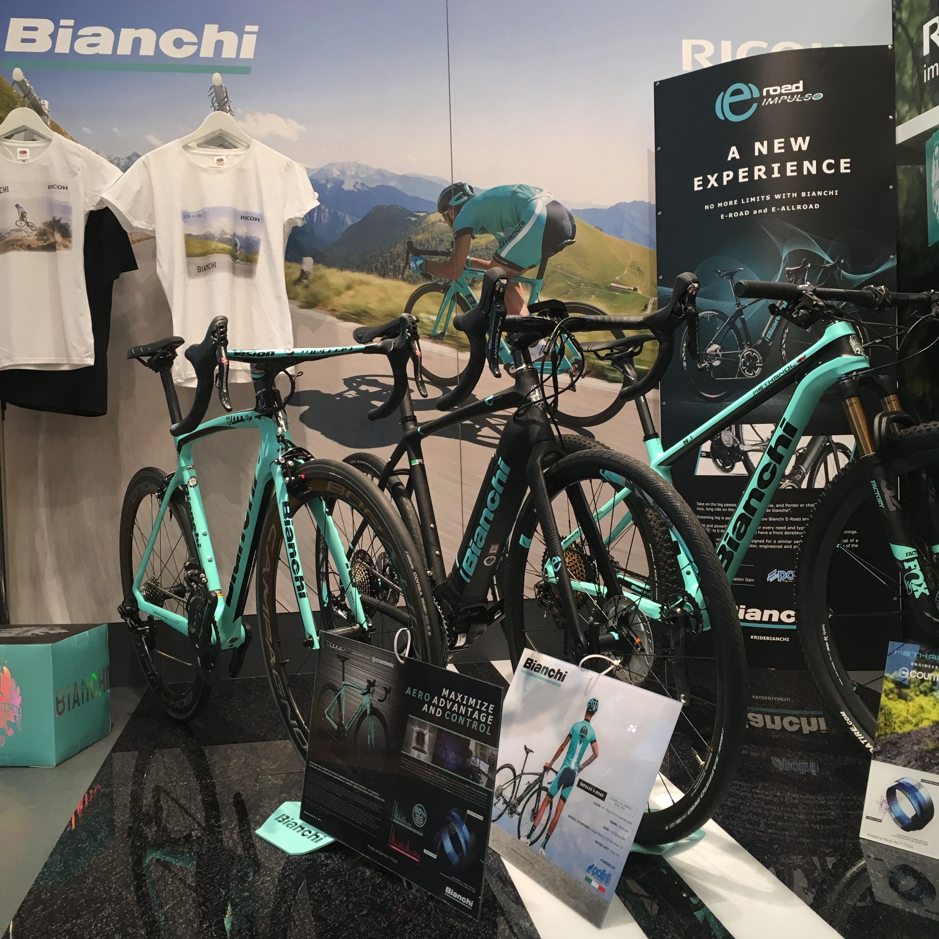 Ricoh’s broad portfolio of solutions showcased The Power of Colour and created Bianchi Corner