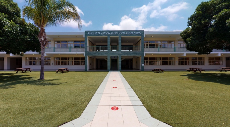 A long shot of a building