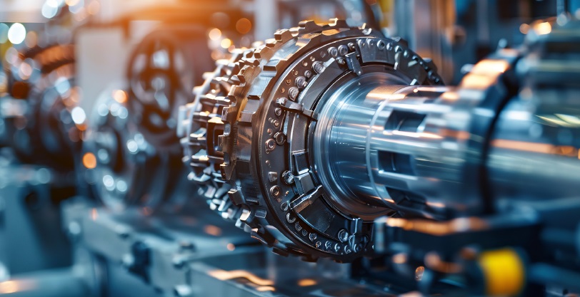 A close up of a machine