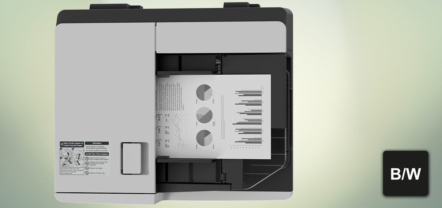 SRDF with Black and White print