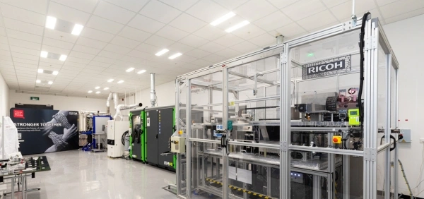 Ricoh's binder jetting system, located in the Metal AM Customer Experience Centre.