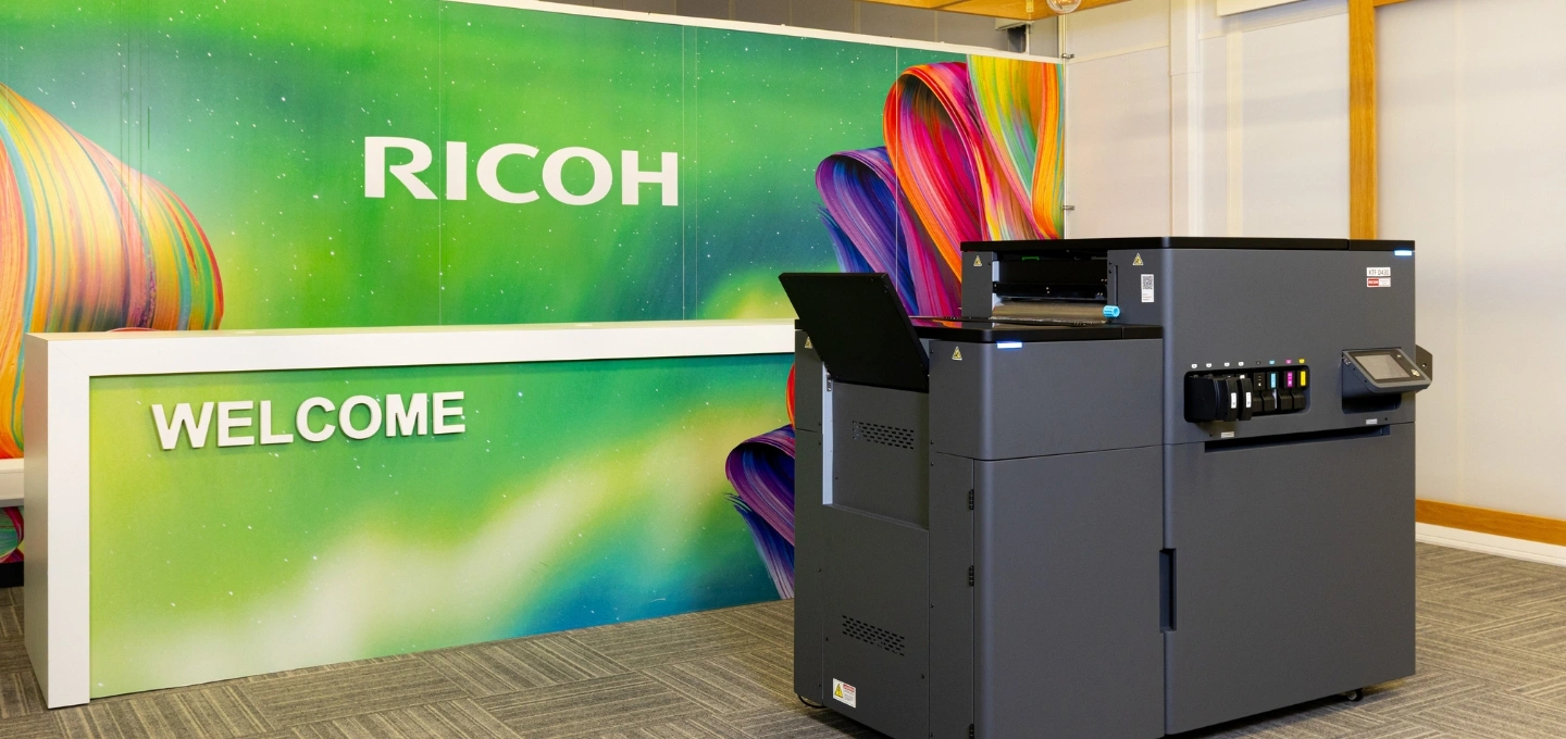 XTF D430 'DTF' Printer, powered by Ricoh.